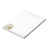 Gardener Greenhouse Illustration Personalisiert Na Notizblock (Rotiert)