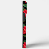 Gardener Hibiskus Monstera Muster Black Case-Mate iPhone Hülle (Rückseite / Rechts)