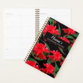 Gardener Hibiskus Monstera Muster Schwarz Planer (Anzeige)