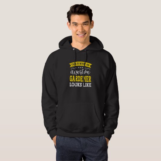 Gardener Job Title Employee Funny Worker Professio Hoodie (Vorne ganz)