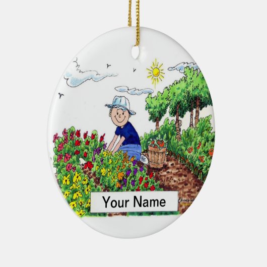 Gardener Keramik Ornament (Rechts)