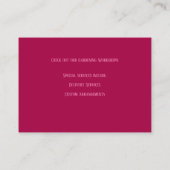 Gardener Landscaper Blume Kinderzimmer Visitenkart Visitenkarte (Rückseite)