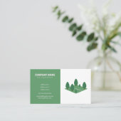 Gardener & Landscaper Visitenkarte (Stehend Vorderseite)