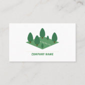 Gardener & Landscaper Visitenkarte (Rückseite)