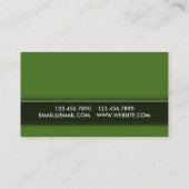Gardener Landscaping Lawn Business Card Visitenkarte (Rückseite)