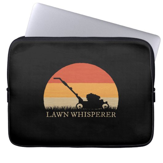 Gardener - Lawn Whisperer Laptopschutzhülle (Vorderseite)