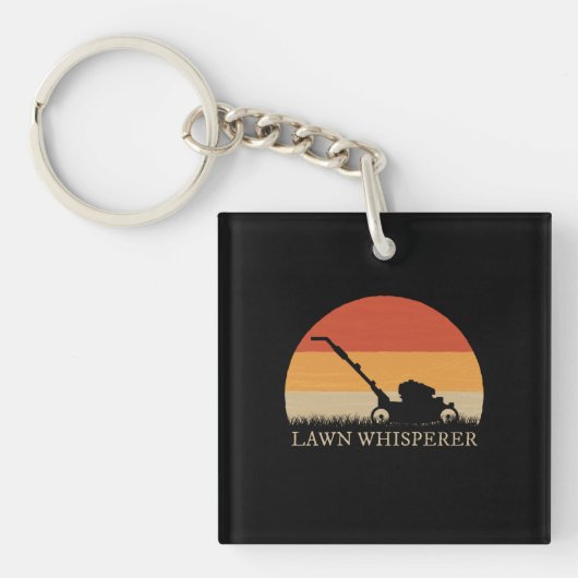Gardener - Lawn Whisperer Schlüsselanhänger (Vorderseite)