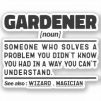 Gardener Noun Garden Liebe Cool Gartenarbeit Redew