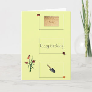 Gardener’s Birthday Card Karte