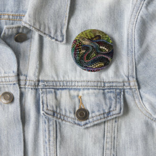 Gardener Snake Study Beyond the Skin Button