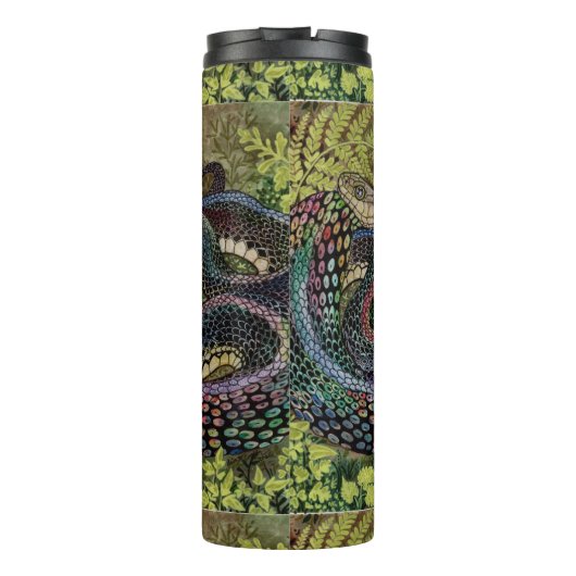 Gardener Snake Study Beyond the Skin Thermosbecher (Rückseite)