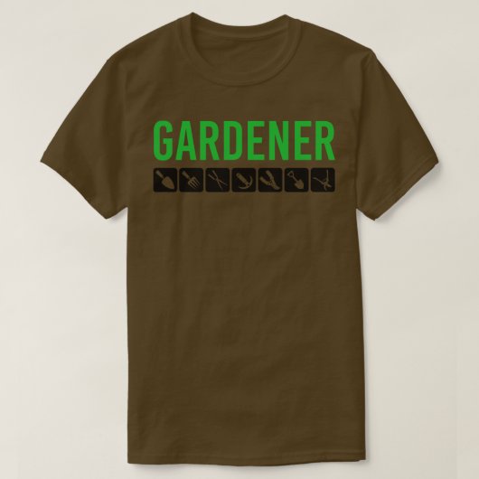Gardener T-Shirt (Design vorne)