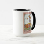 Gardener Tarot Card Blume Funny Skelett Tasse (VorderseiteRechts)