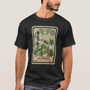 Gardener Tarot Card Garening Pflanze L T-Shirt