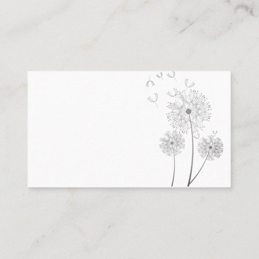 Gardener Visitenkarte (Rückseite)