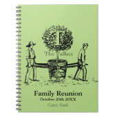 Gardeners Family Wiedersehen Guest Book individuel Notizblock (Vorderseite)