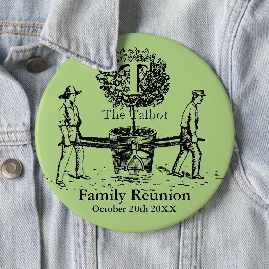 Gardeners Family Wiedersehen L Button individuelle (Beispiel)