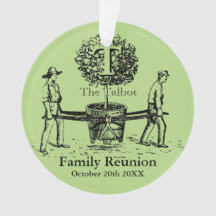 Gardeners Family Wiedersehen Ornament individuelle