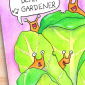 Gardeners Geburtstag von Nicole Janes Postkarte