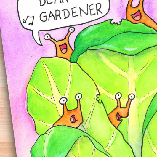 Gardeners Geburtstag von Nicole Janes Postkarte
