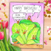 Gardeners Geburtstag von Nicole Janes Postkarte