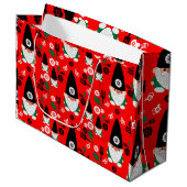 Gardeners Gnome Gift Große Geschenktüte (Vorderseite Schrägansicht)