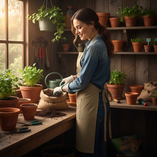 Gardeners  lange schürze