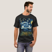 Gardeners Starry Night Shirt Van Gogh Inspiriert (Vorne ganz)