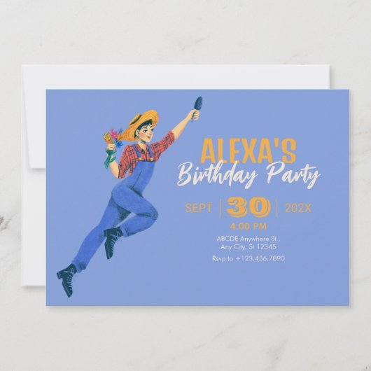 Gardenfrau Einladung (Vorderseite)