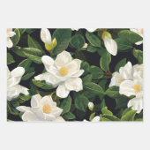 Gardenia Blume Wrapping Paper Geschenkpapier Set (Vorderseite 3)