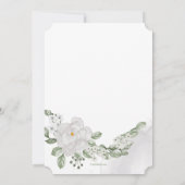 Gardenia-Brautparty Einladung (Rückseite)