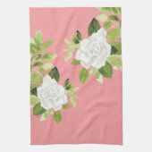 Gardenia cape jasmine florale Blume Küche Handtüch Geschirrtuch (Vertikal)