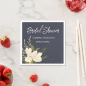 Gardenia Floral Bouquet Garden Brautparty Serviette (Beispiel)