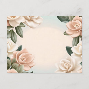 Gardenia Inspiriert Dreamy Pastel Postkarte