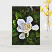 Gardenia, Karte (Gelbe Blume)