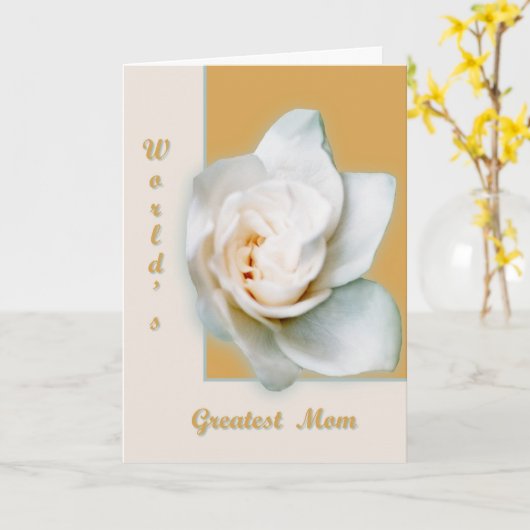 Gardenia Karte (Gelbe Blume)