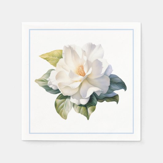 Gardenia-Papier-Servietten Serviette (Vorderseite)
