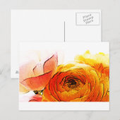 Gardenia Postkarte (Vorne/Hinten)