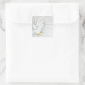 Gardenia Quadratischer Aufkleber (Tasche)