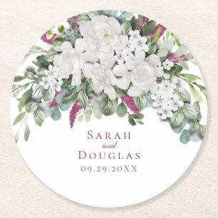 Gardenia / Snapdragon Lila Paper Untersetzer