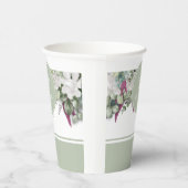 Gardenia / Snapdragon Wedgepaper Cup Pappbecher (Rechts)