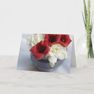 Gardenia u. Trompete erhalten gut Karte