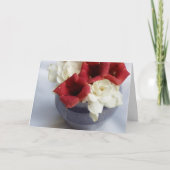 Gardenia u. Trompete erhalten gut Karte (Vorderseite)