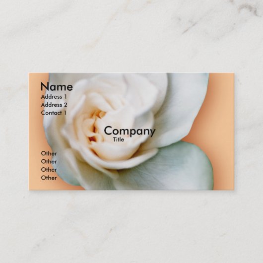 Gardenia Visitenkarte (Vorderseite)