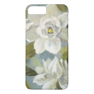 Gardenias auf Schiefer-Blau Case-Mate iPhone Hülle