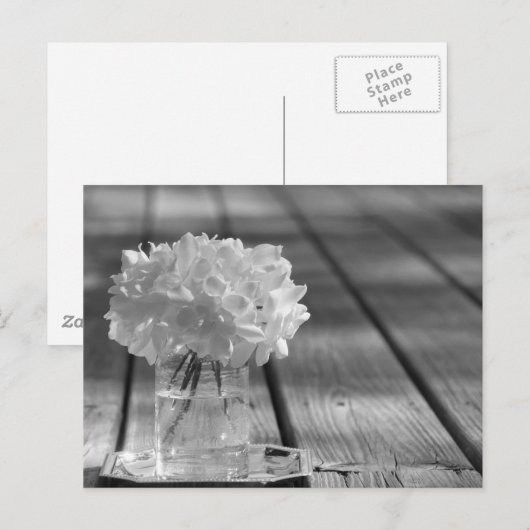 Gardenias Postkarte (Vorne/Hinten)