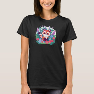 Gardening 4\Entzückender Roter Panda in einem frie T-Shirt