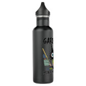 Gardening Because Murder Is Wrong Funny Cat Garden Edelstahlflasche (Links)