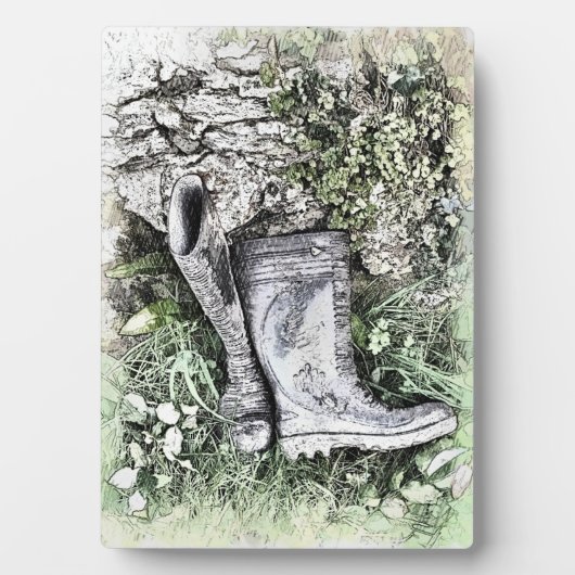 GARDENING FOTOPLATTE (Vorderseite)