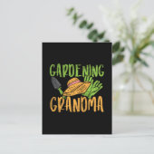 Gardening Grandma Postkarte (Stehend Vorderseite)